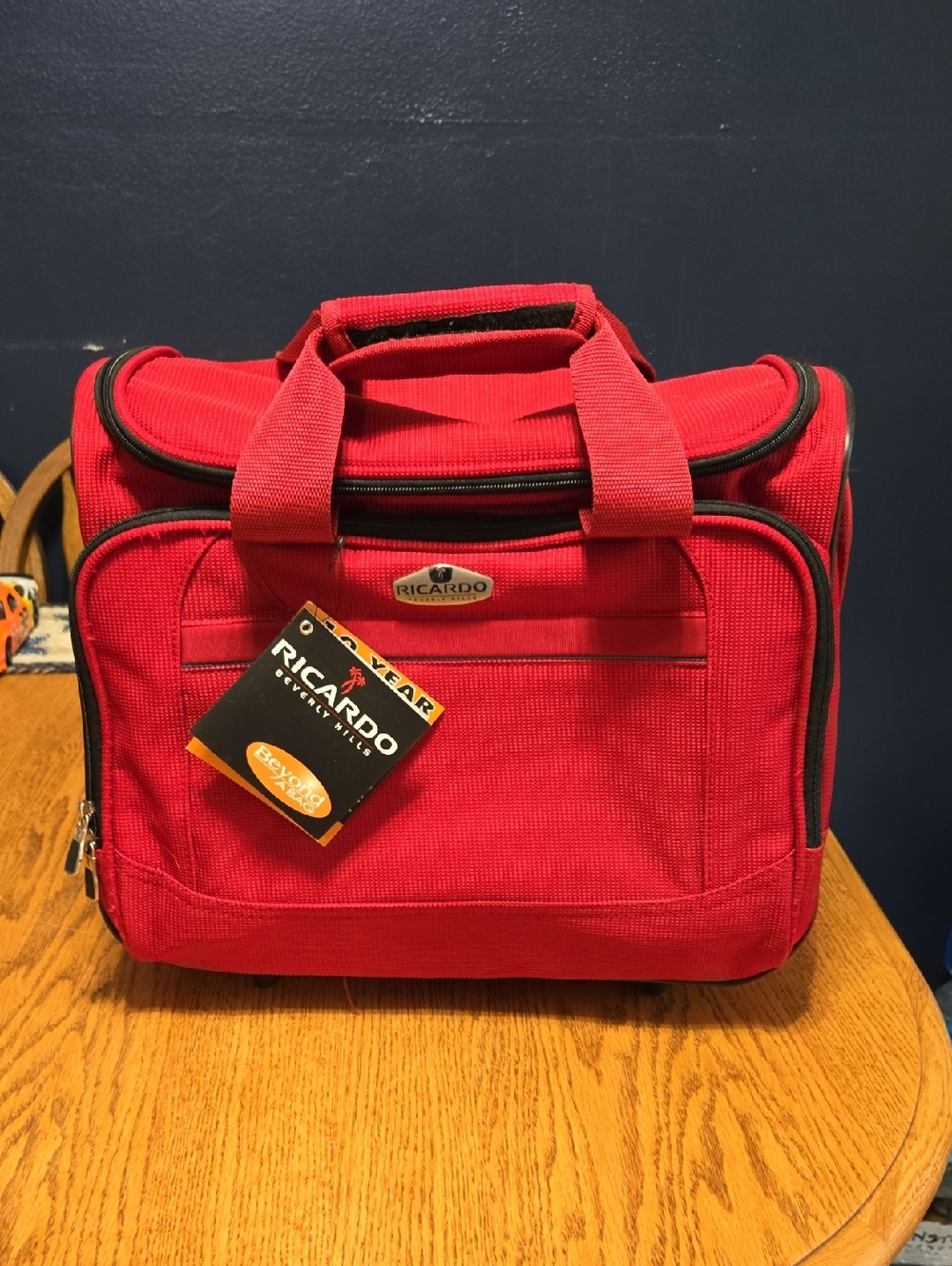 Ricardo Red Travel Toiletry Organizer Bag